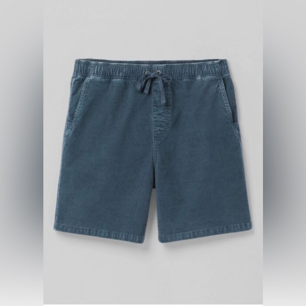 NWT Prana Canyon Camp Shorts in Grey Blue 7” Inseam - Picture 3 of 6